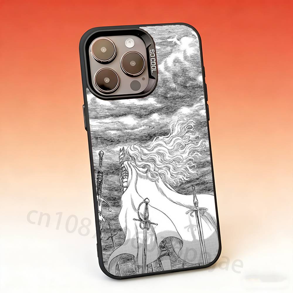 Griffith B-BerserkS Phone Case For iPhone 17,16,15,14,13,12,11,Pro,Max,Plus,Mini, Anti Fall Matte Hard Bumper