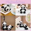 Panda Plüschtier Mini Niedliches Tier Weiches Kuscheltier Für Kinder Und Sammler