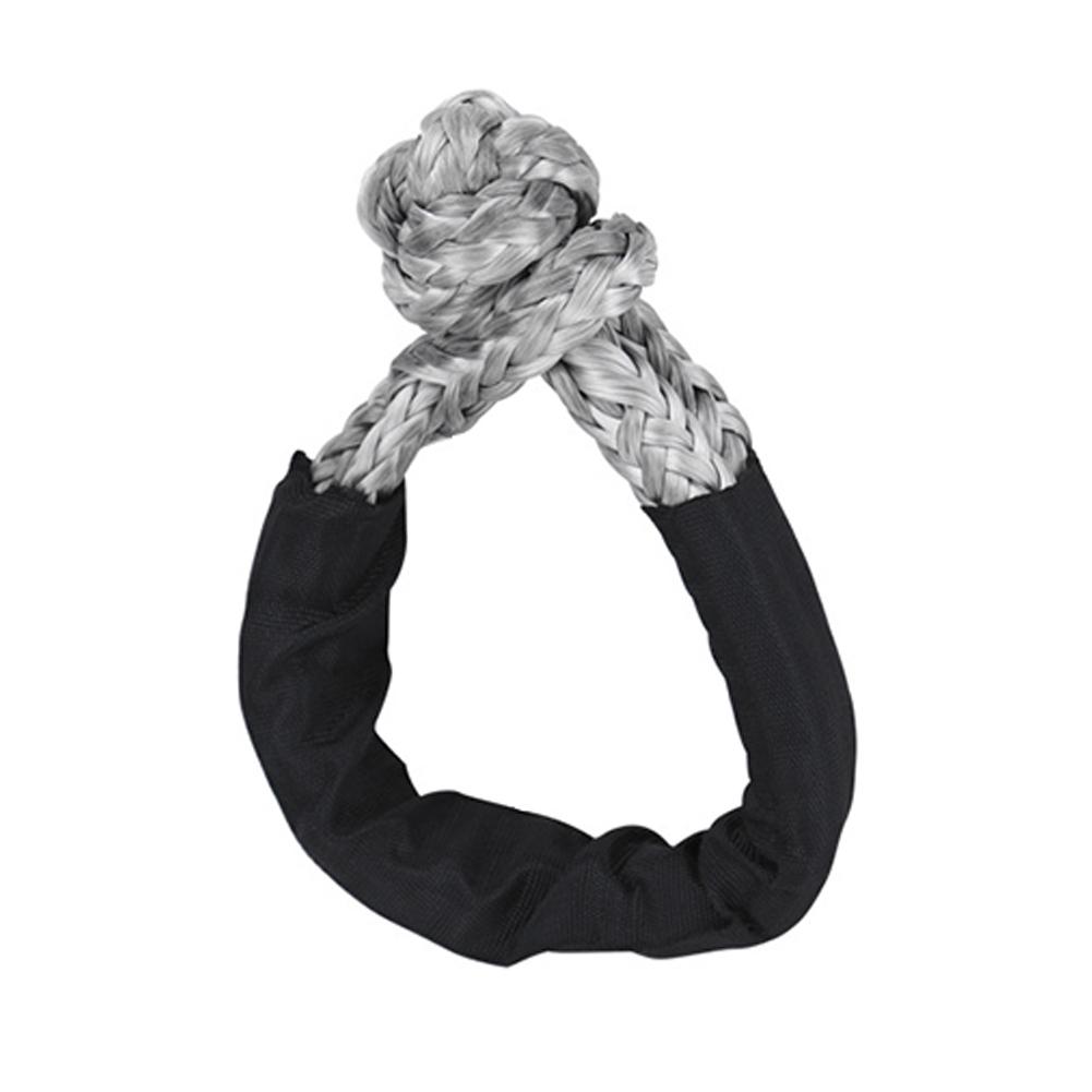 43000lbs Soft Shackle Synthetic Rope with Protective Sleeve Synthetic Soft Shackle Tow Shackle Strap for Off-Road Sailing Trucks