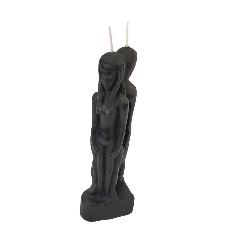 Doll Face Candles: Male & Female, Face-to-Face & Back-to-Back Home Decor