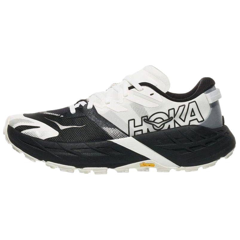 

HOKA ONE ONE SPEEDGOAT 7 Trail Running Shoes Women s Black White 1171931-BWHT 38⅔