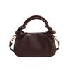 Fashion Women's Bag New Trend Retro Handbag Design Pleated Shoulder Bag Commuter Messenger Bag