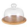 Kuchen Display Tablett Weiß Stand Gebäck Dome Abdeckung Mini Pfannen Cloche mit Deckel Zeigen Rack Käsekuchen Stabile Platte Lebensmittel