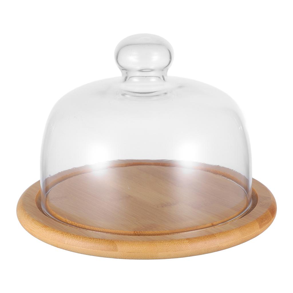 Kuchen Display Tablett Weiß Stand Gebäck Dome Abdeckung Mini Pfannen Cloche mit Deckel Zeigen Rack Käsekuchen Stabile Platte Lebensmittel