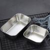 Silver Gold Fried Food Trays Stainless Steel French Fries Plate Durable Snack Basket  Hot Pot