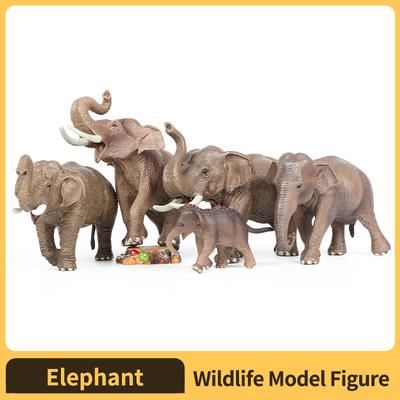 Realistisches Wildtier-Elefanten-Actionfiguren-Spielzeug - Animales Collection, Safari-Wildtier-Modell für Kinder & Sammler