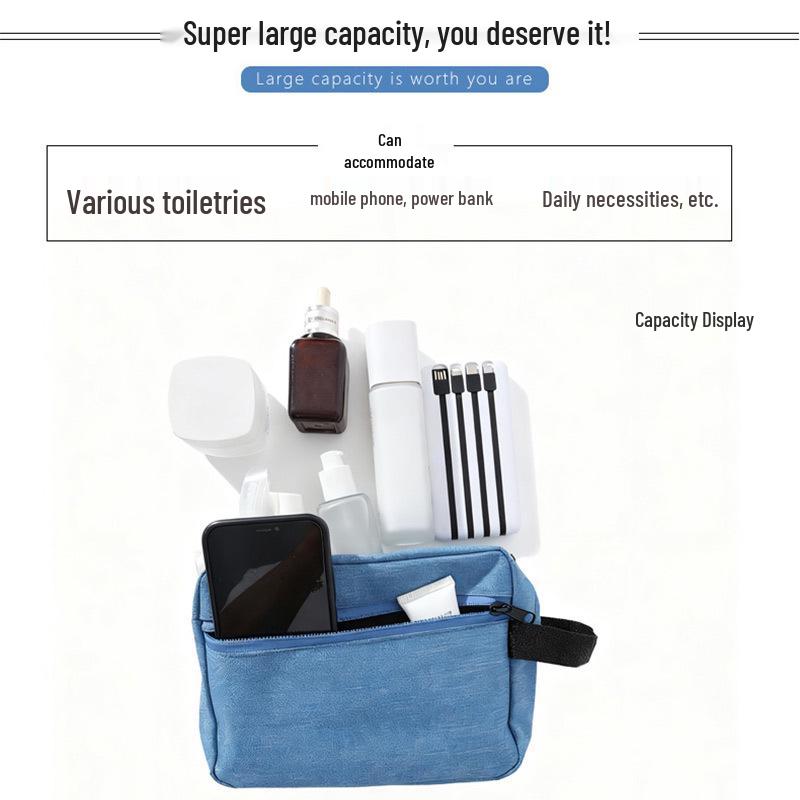 Wasserdichte Oxford-Stoff-Reisetasche - Handtasche mit großem Fassungsvermögen für Männer & Frauen, für Kosmetik & Digitale Speicherung