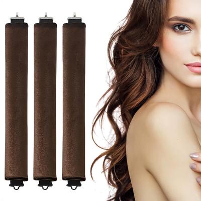 3-teiliges Lockenstab-Stirnband ohne Hitze, faule Lockenwickler, keine Hitze, Lockenwickler, Locken, Schlaf-Haar-Styling-Tools, Haarstab, Flexi-Stangen, Haken, Schlaf-Lockenwickler