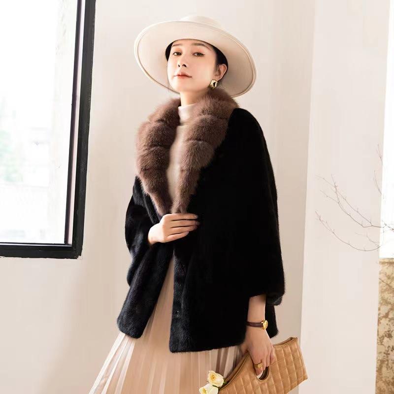 2025 New Mink Fleece Fur Women's Mink Fleece Coat Young Fashion Foreign Style Short Coat