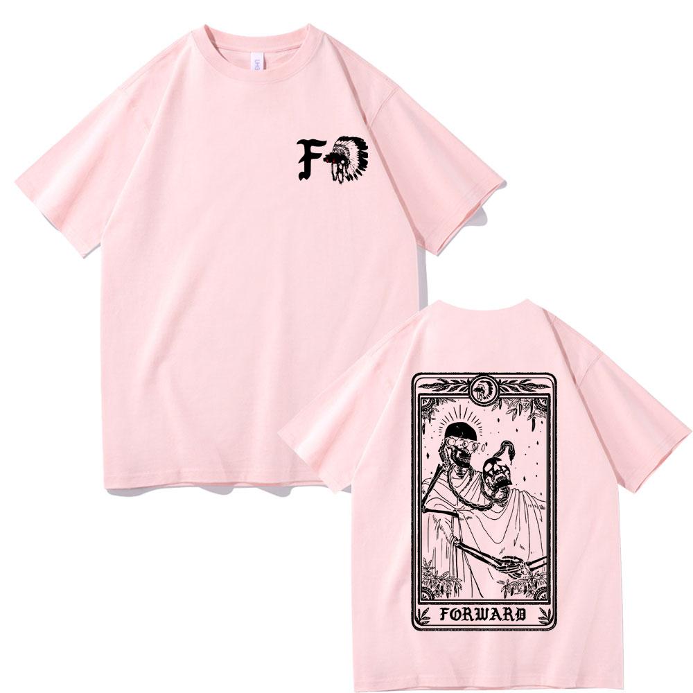 Forward Observations Group Skelett Grafik T-Shirt Herren Rock Oversized T-Shirts Unisex Mode Streetwear Unisex Damen Gothic T-Shirt