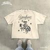Yeehaw Shirt Western Graphic Tee Vintage Cowboy Cowgirl Rodeo T Shirt Country Concert Top Bootleg Bronco Gift