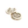 Chanel Metal Crystal And Pearl White Double C Round Earrings Women Earrings AB6732-B06493-NE834
