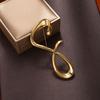 Exaggerated 8 Brooches for Women Men Luxury Exquisite Large Number Brooch Vintage Coat Pin Versatile Clothing Accessories Gift