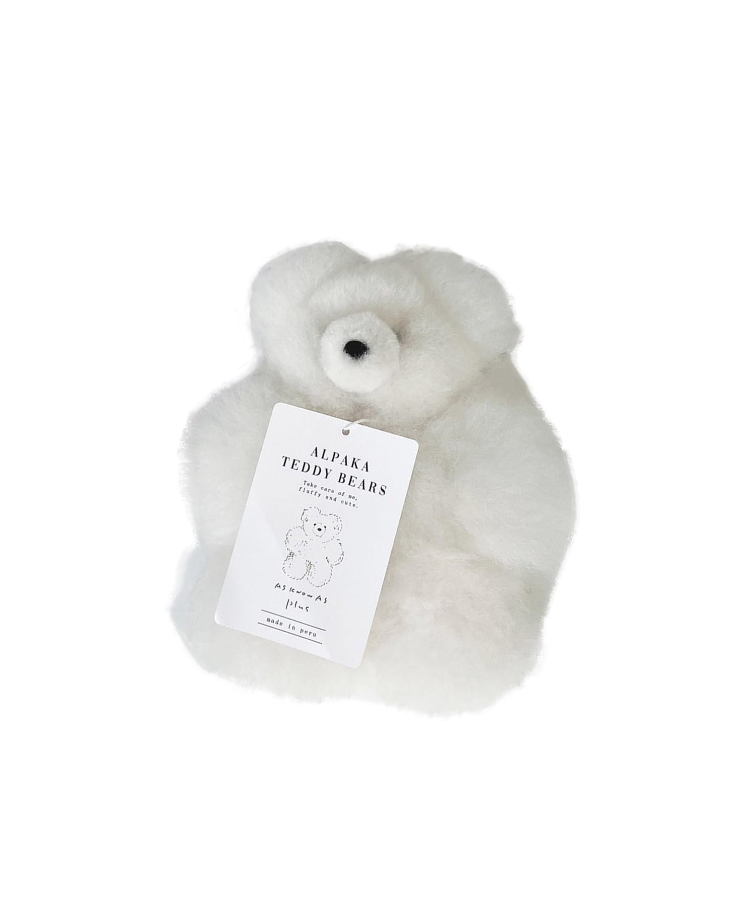 

AS KNOW AS plus Chibi Alpaca Bear, Ivory, Size Small
