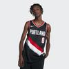 Nike Maillot NBA Colorblock, Trail Blazers Damian Lillard N°. 0 Hauts Homme Noir DB3328-010