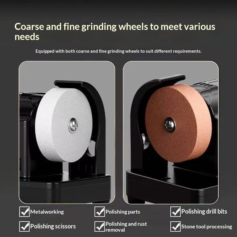 Small Grinding Wheel Machine Household Grinding Wheel Machine Knife Sharpener Suction Cup Tabletop Grinding Polishing Machine