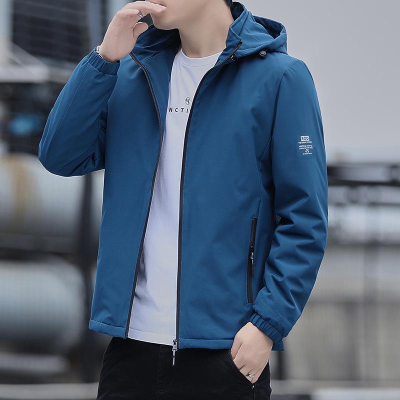 Men's Versatile Detachable Hooded Windbreaker - 2025 Spring/Autumn Collection