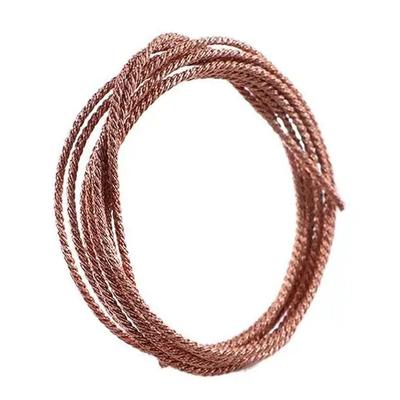 1Pcs 1 Meter Speaker Lead Wire Copper 8/12/16/24/28/32 Strands Braided Copper Wire Repair Speaker Cable for 4-18 Inch Speakers