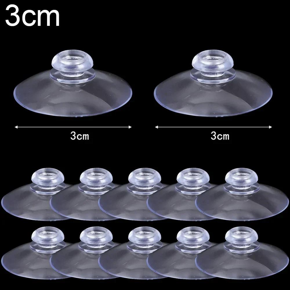 100/5x Mushroom Head Suckers Hanging Hooks for Window Wall Strong Vacuum Suction Cups Towel Hanger Glass Table Tops Home Decor