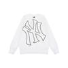 MLB New York Yankees Bluza z okrągłym dekoltem i literami, z długim rękawem, unisex, Off-White 3AMTB0421-50WHS