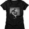James Dean Hollywood Icon Heartthrob Seated Pose Womens T-Shirt Tee