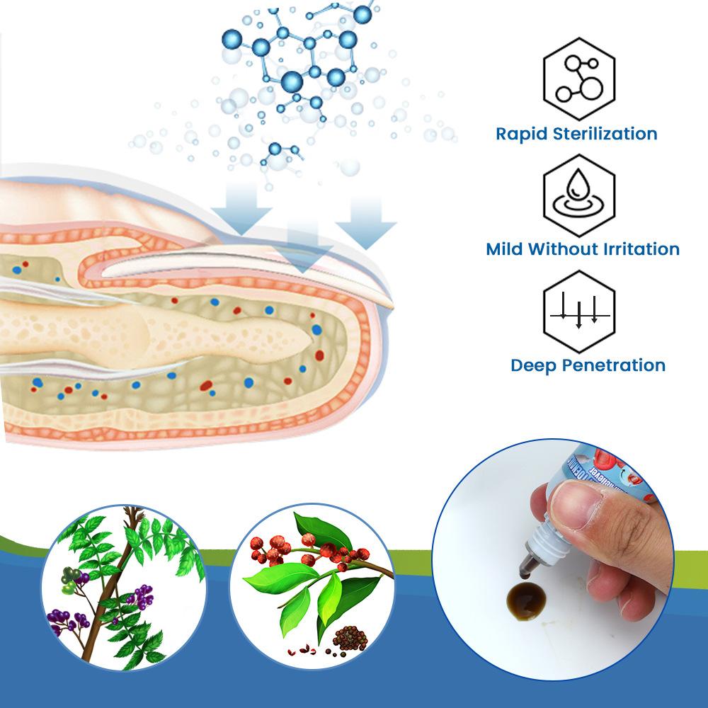 Sumifun 20/40 ML Gray Nails Repair Liquid Relieved Gray Stinky Nail Nourish Moisturize Nails Summer Essential