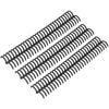 10 Pcs Loose Leaf Binding Spine 30 Holes 22mm Inner Diameter Wear Resistant Plastic Binding Rings