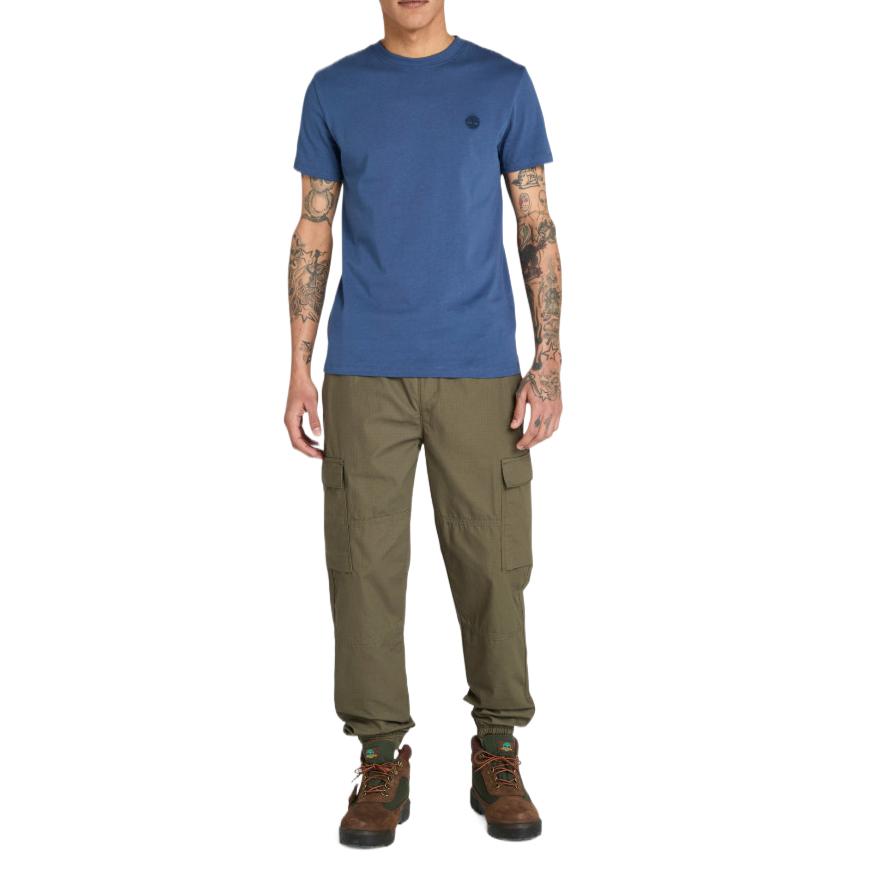 Timberland Dunstan River Solid Color Simple Pullover T-Shirt Men Tops TB0A2EKJEYO1