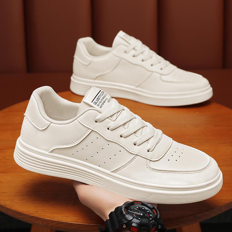 WhiteSkateboard Shoes Sneakers Summer Men's Sneakers Genuine Mens Shoes for Men Offer Casual Sneaker Free Shipping  Footwear
