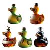 Skleněná láhev na kachní whisky Zvířecí karafa Zábavná láhev na víno ve tvaru kachny Objem 100 ml Umělecká karafa Dekorace pro bar Domov Kancelář