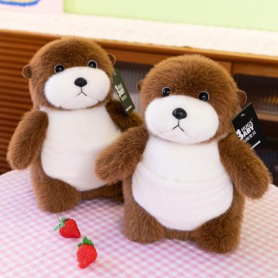 Cute Simulated Sea Otter Plush Toy Aquarium Souvenir Children's Birthday Doll Home Decoration