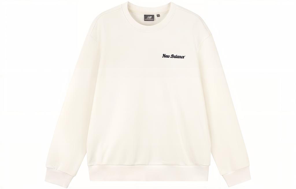 New Balance Sweatshirts Unisex Beige Crew Neck Moderate Regular 5CD38141-IV