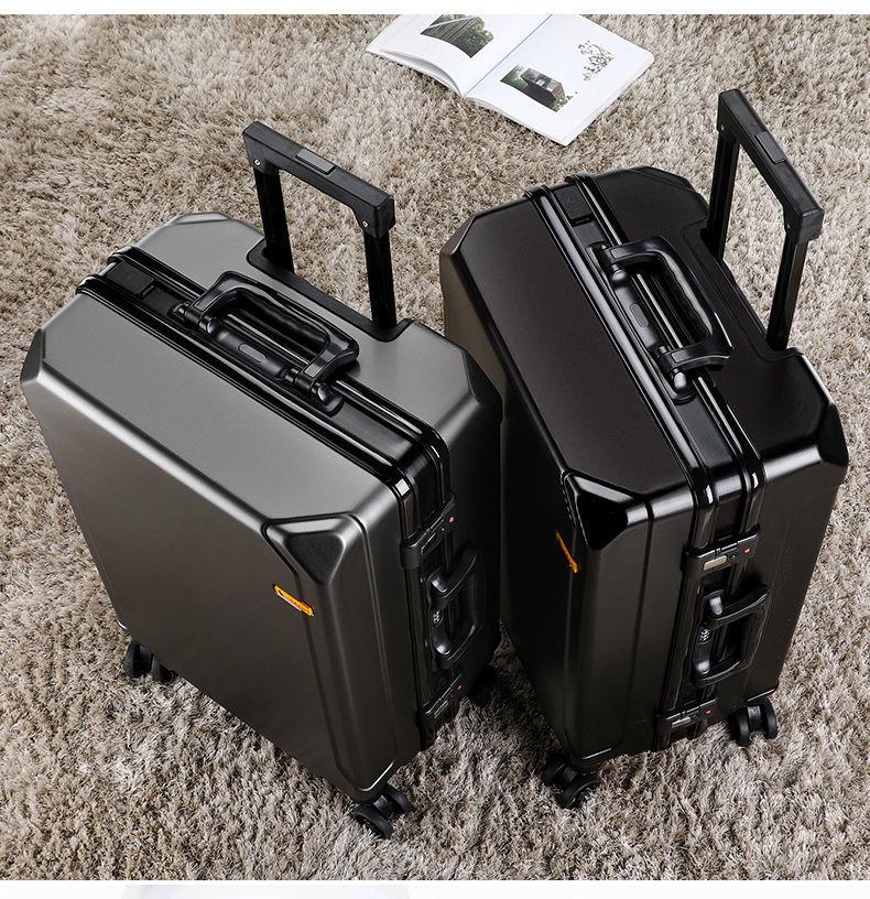 Men's Sturdy Thickened Travel Trolley Suitcase with Silent Wheels (2025 Model)