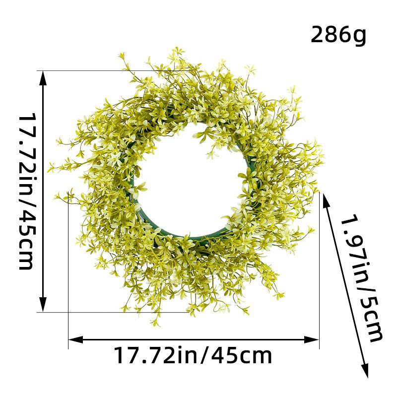 Simulation Flower Port Love Spring Wreath Outdoor Courtyard Door Hanging Decorative Shooting Props