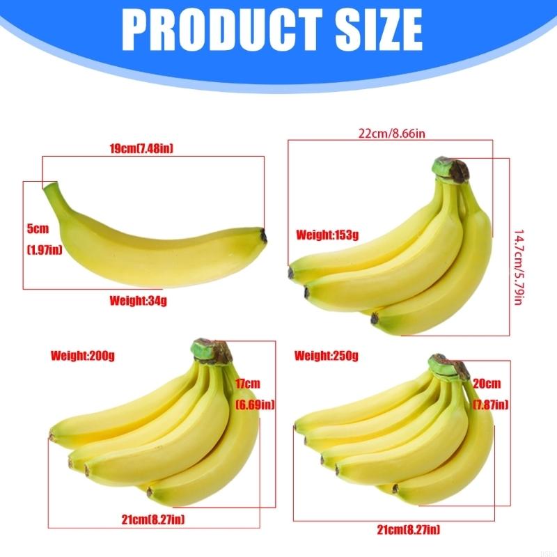 Artificial Banana Simulation Fruit Model for Home Decoration Basket Display