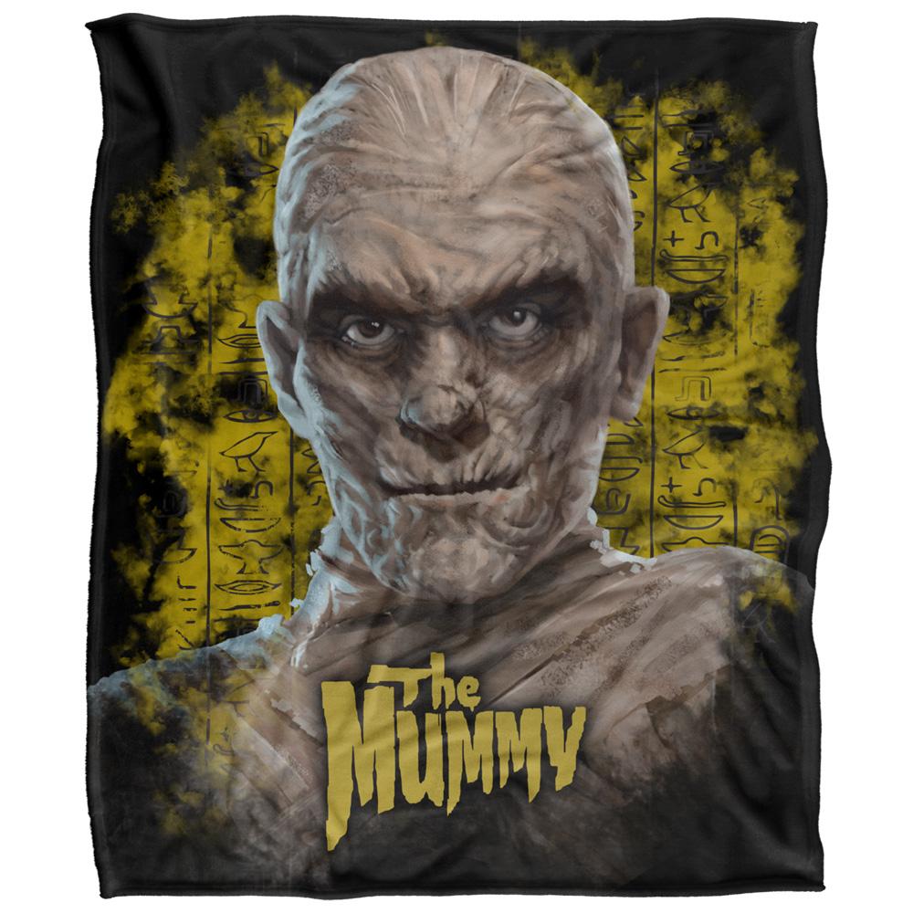 Universal Monsters Head The Mummy Blanket