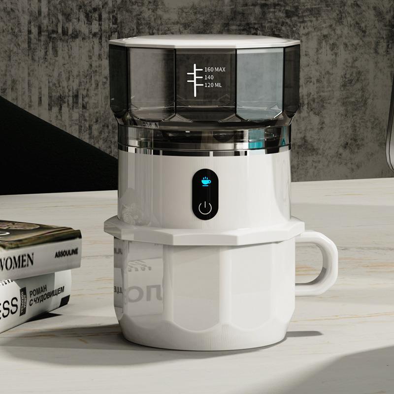 Compact Automatic Drip Coffee Maker for Outdoor Use