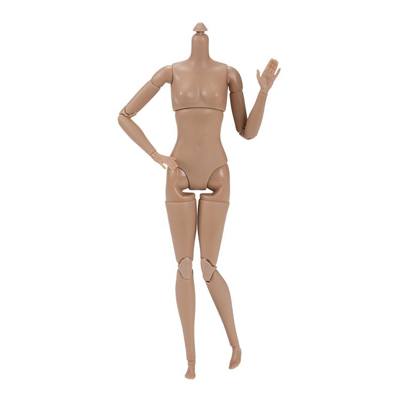 

1/6 Supermodel Doll Body 26Cm High Quality Multi-Jointed Movable Female Body White Skin/Normal Skin Body Accessories Kids Toys