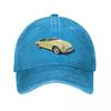 MGB Roadster In Pale Primrose Baseball Cap Thermal Visor Hat Beach Birthday Hip Hop Unisex Golf Wear Womens