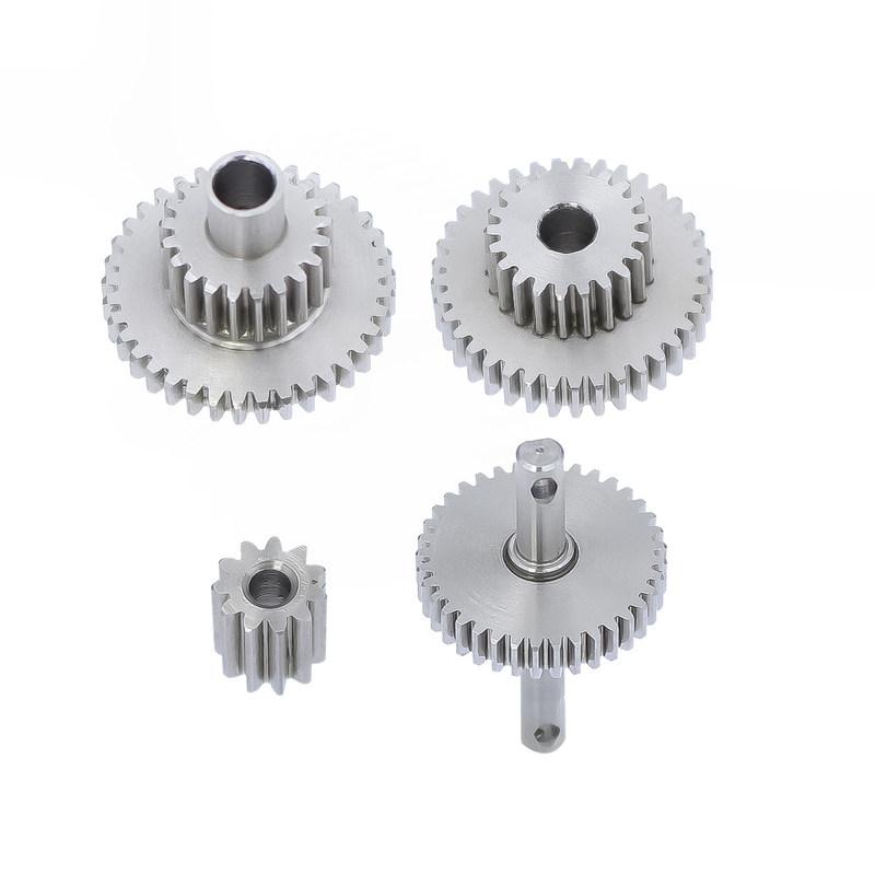 Stainless Steel TRX4M Overdrive Underdrive Transmission Gear Pinion Set for 1/18 RC Crawler Car TRX4-M Upgrade Parts