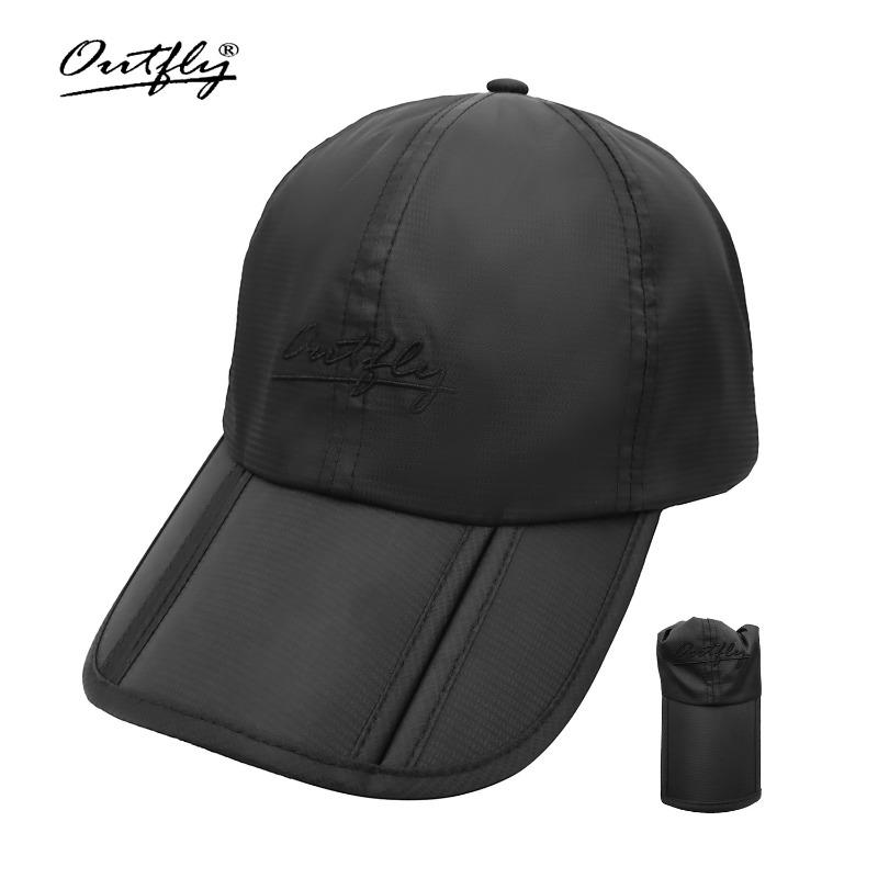 Folding sun hat spring and summer quick drying sunscreen fishing hat men's outdoor sunshade sports hat baseball cap