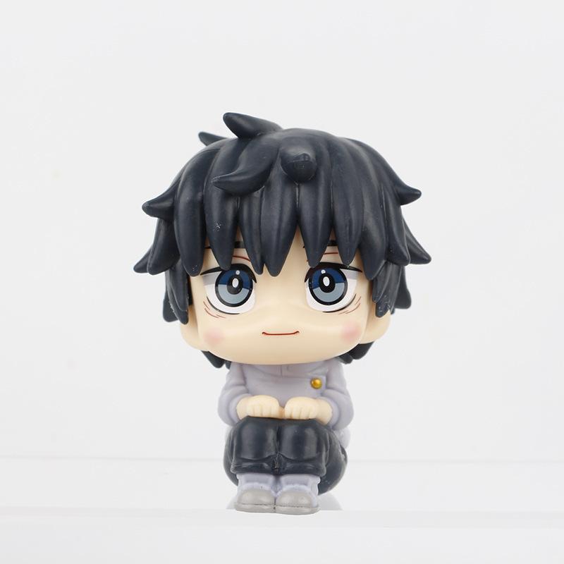 5th Version Big Head Jujutsu Kaisen Figure Set Suguru Geto Satoru Gojo Anime Toys Capsule Doll Model Figurine Collection