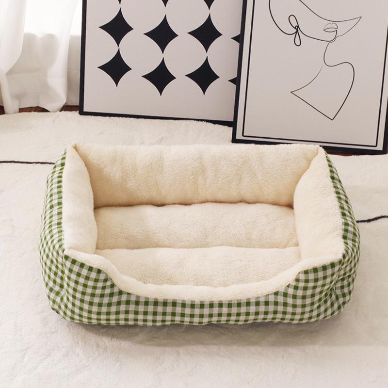 

All-Season Warm Dog Bed for Small & Medium Dogs - Pet Kennel & Sleeping Bed Medium 53x38x12.5 CM