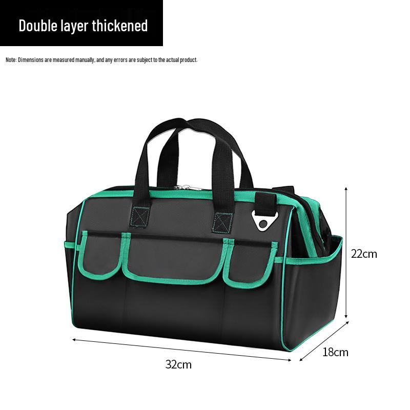 Heavy-Duty Waterproof Tool Bag - Durable, Multi-Functional, and Portable for Carpenters and Electricians