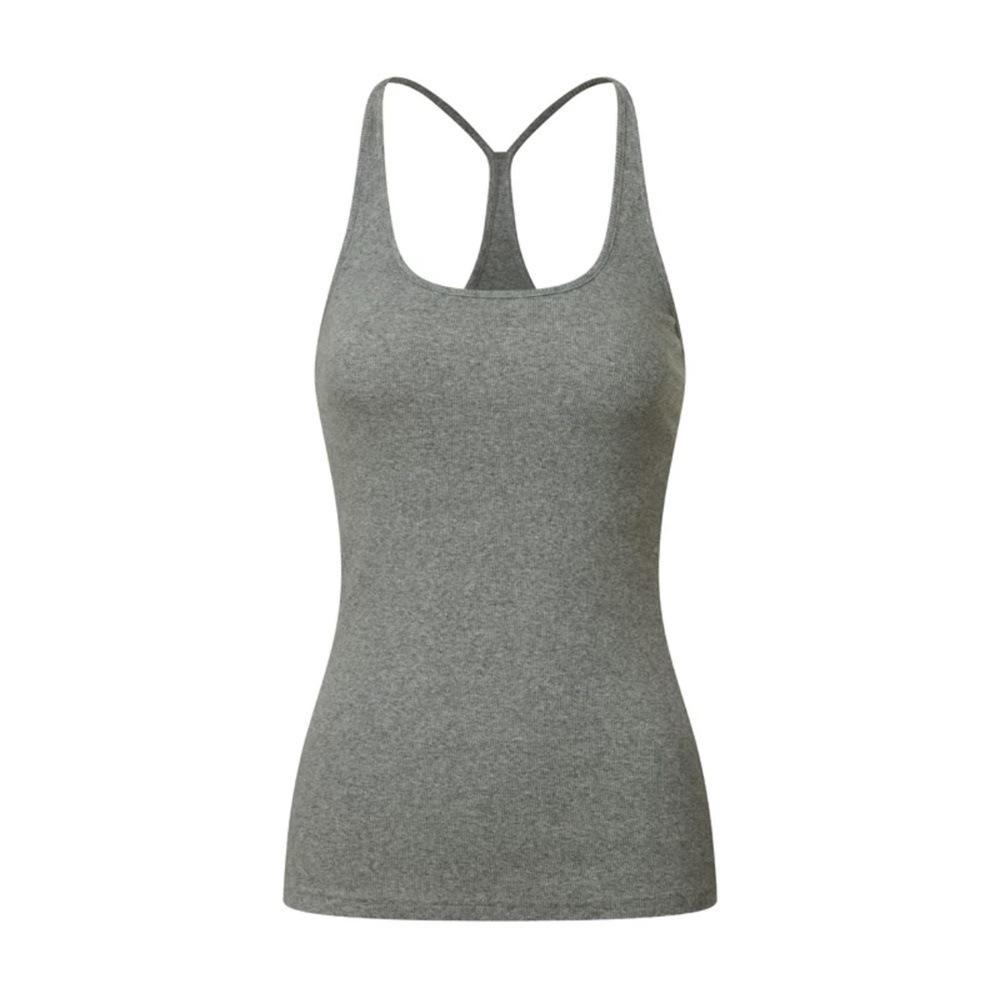 

Women s Slim-Fit Y-Strap Ribbed Tank, Black - New Summer 2025 Arrival XL (Underbust 44, Length 64, Hem 44) хізер сірий колір