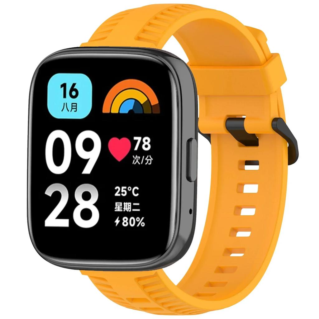 Silicone Strap for Xiaomi Redmi Watch 3 Active/Lite Band Sport Wristband for Redmi Watch 5 Active 22mm Band Bracelet Accessories