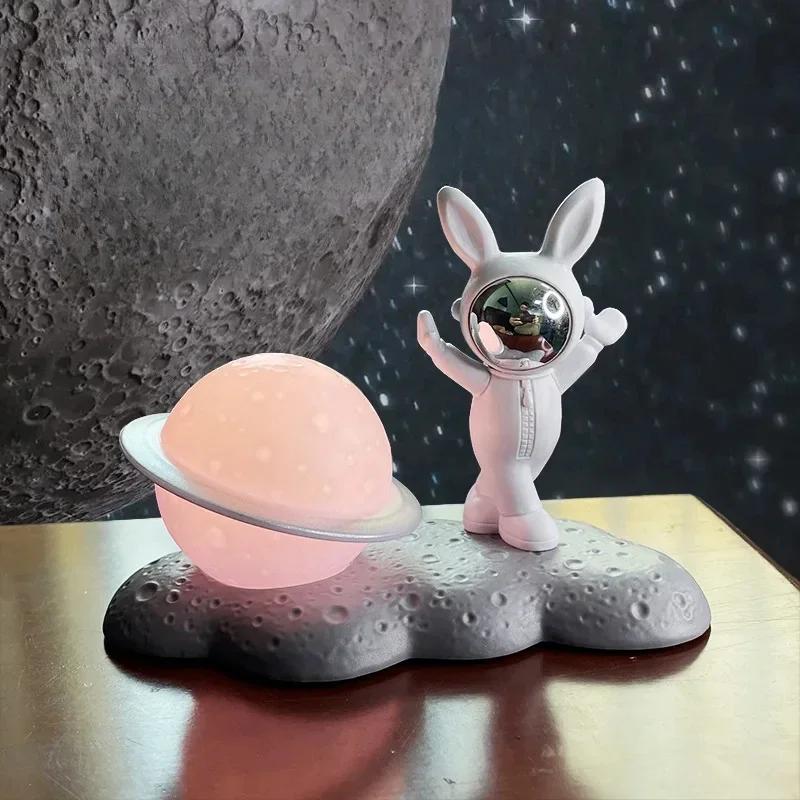

New Suspended Astronaut Ornament Lunar Lamp Cute Little Night Light Decoration Housewarming Gift Suitable Children