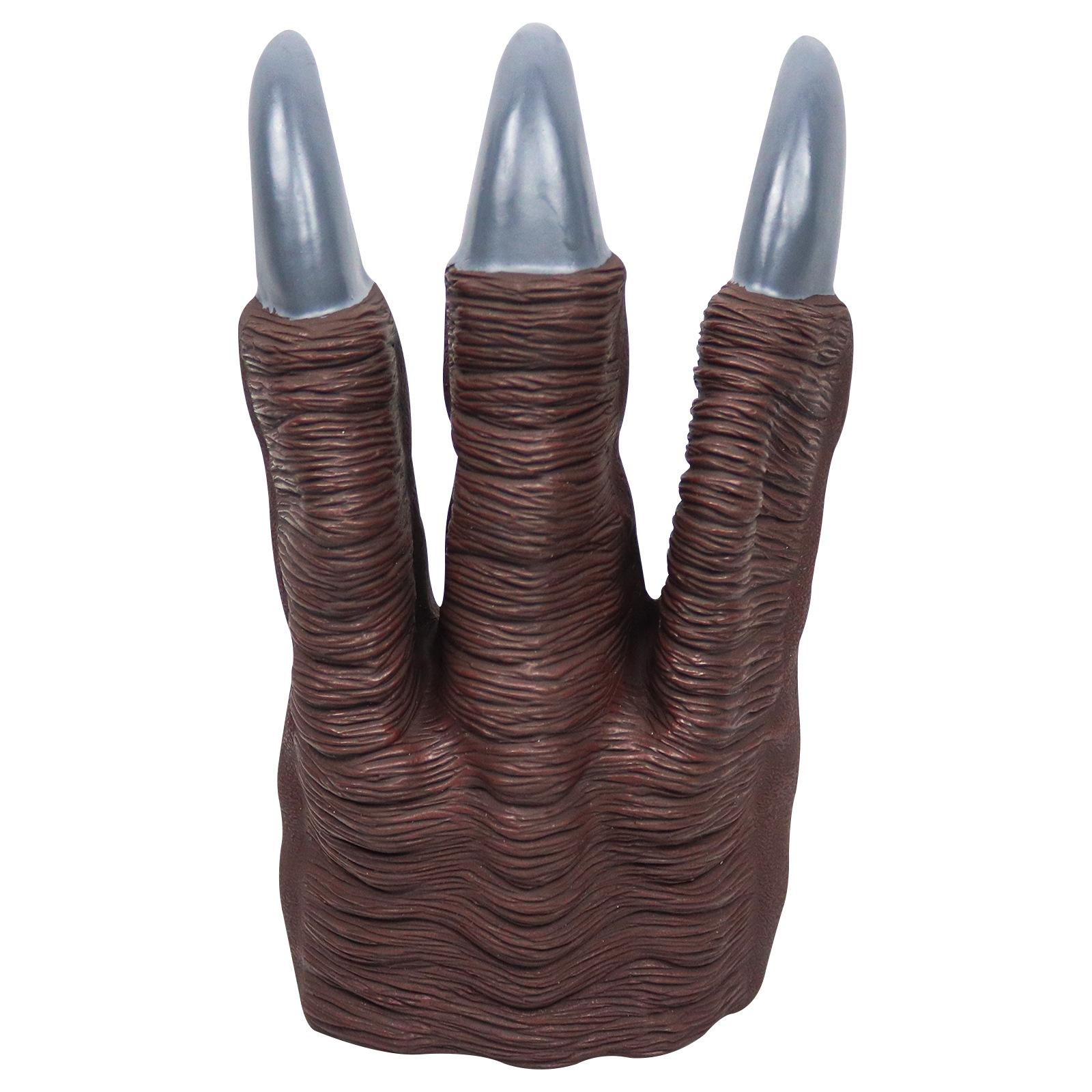 

Claw Dragon Model Vinyl Toy Cartoon Halloween Gloves Decoration Durable Prop коричневий