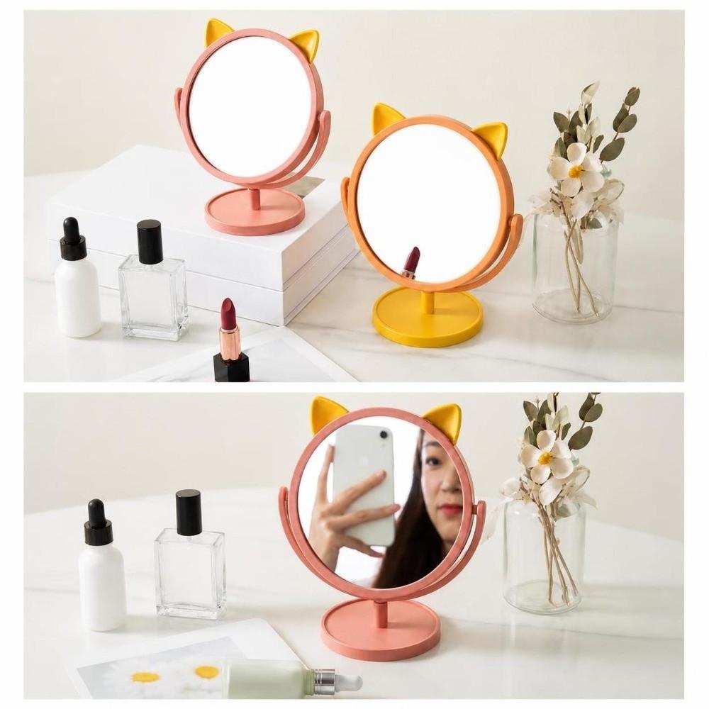 Single-Sided Desktop Makeup Mirror Rotating Table Makeup Mirror Makeup Beauty Grooming