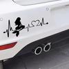 Vodotěsná odnímatelná samolepka na auto Heartbeat Lifeline s mořskou pannou